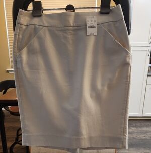 J. Crew Pencil Skirt with Front Slant Pockets
